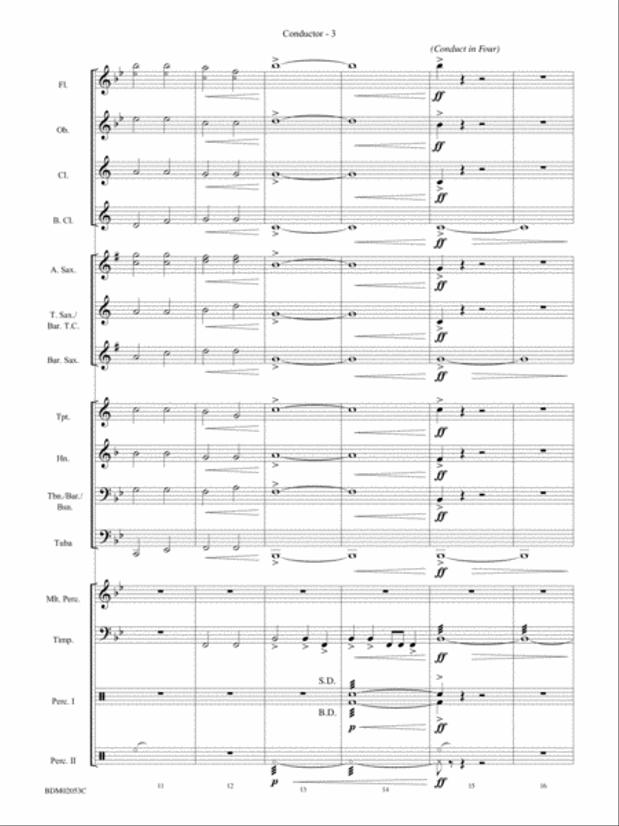 Dramatico: Score Concert Band scores gallery preview page 5
