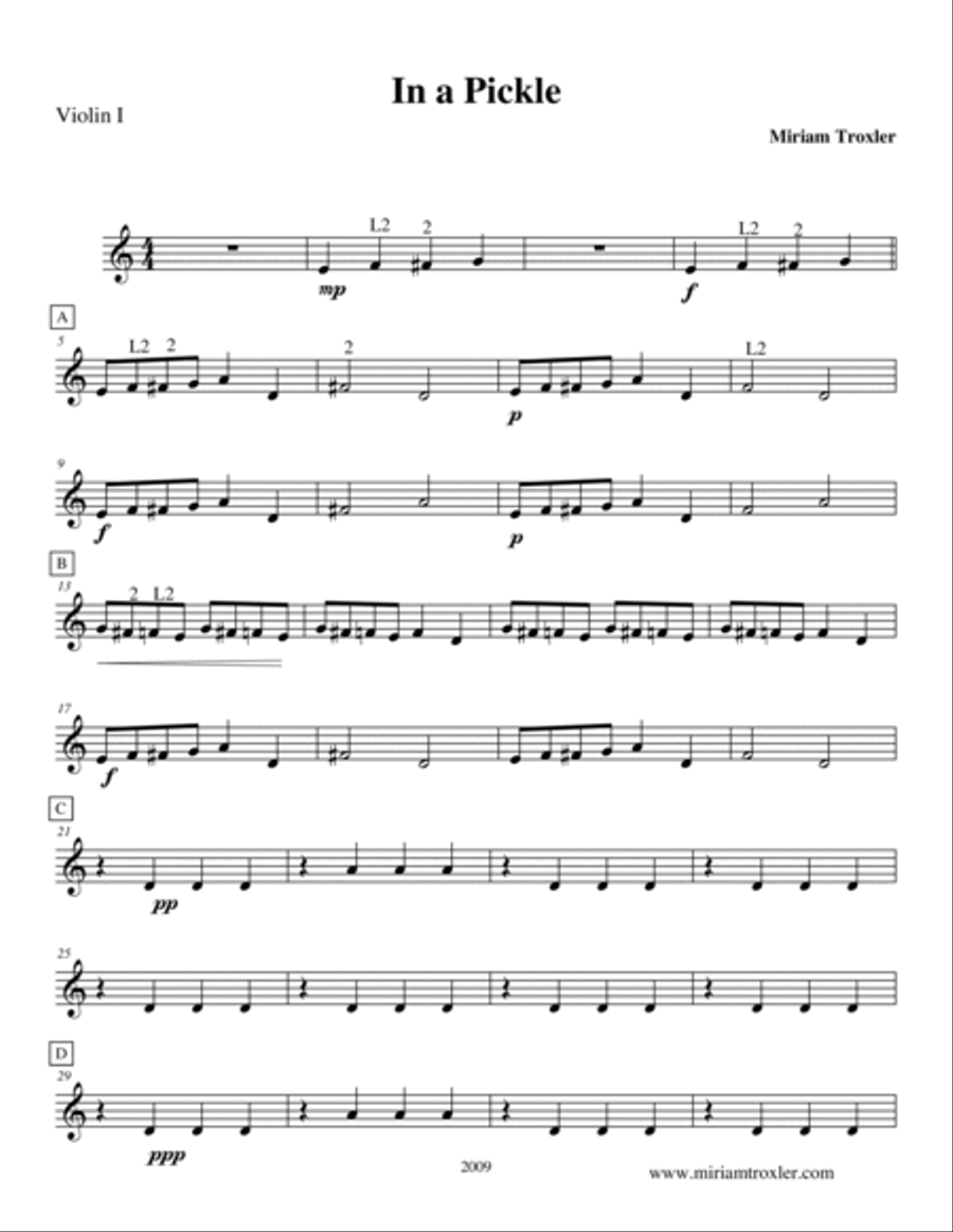 In a Pickle Cello scores gallery preview page 6