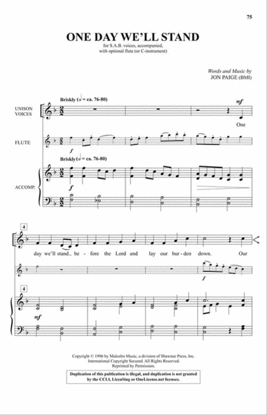 Acoustic Praise (Songs for the Growing Choir) Choir scores gallery preview page 7