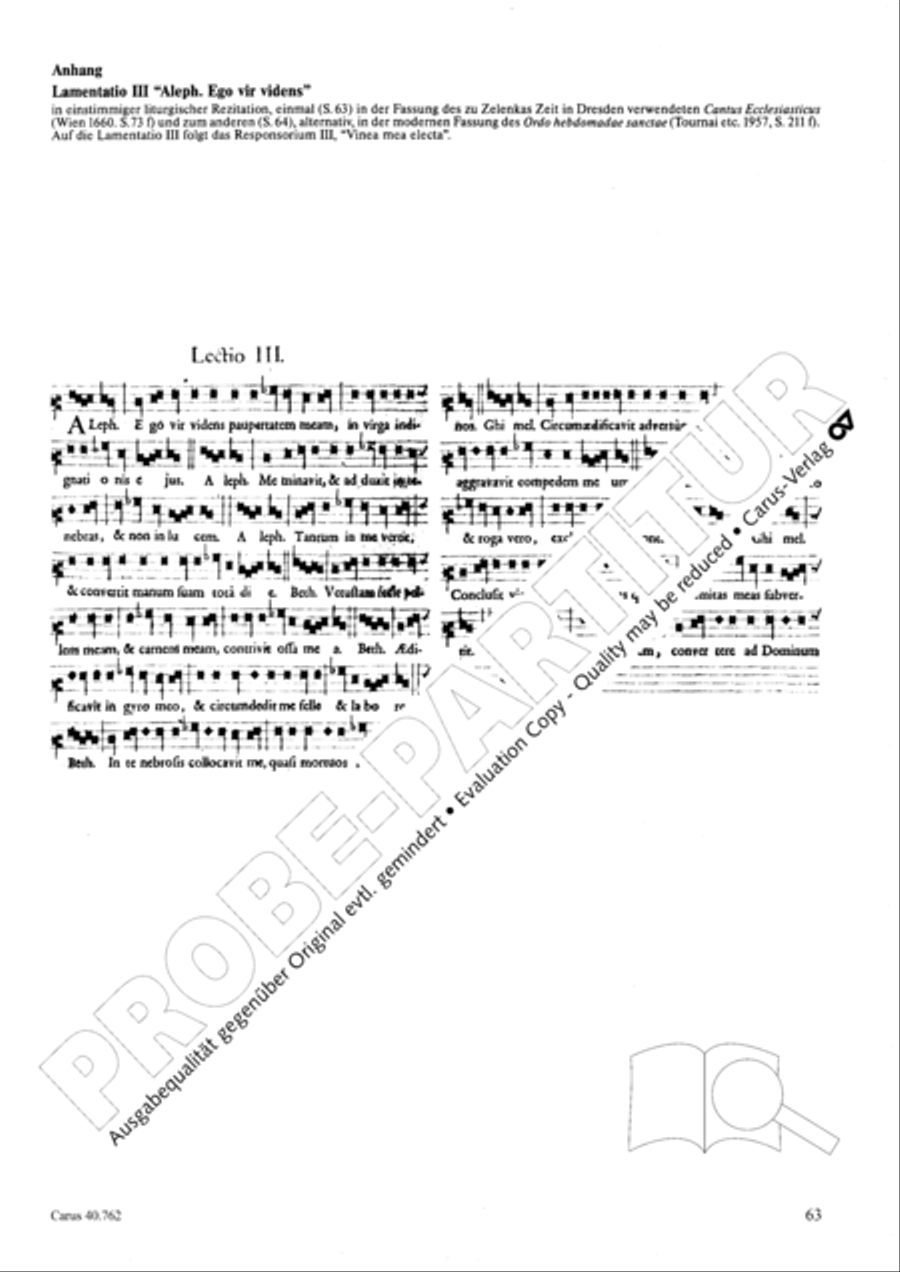Lamentationes pro Hebdomada Sancta Score scores gallery preview page 78