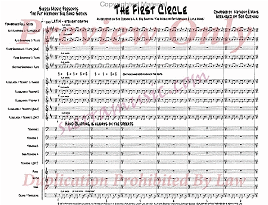 The First Circle Big Band scores gallery preview page 2
