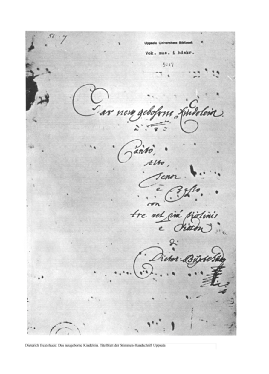 The newly born child (Das neugeborne Kindelein) 4-Part scores gallery preview page 4