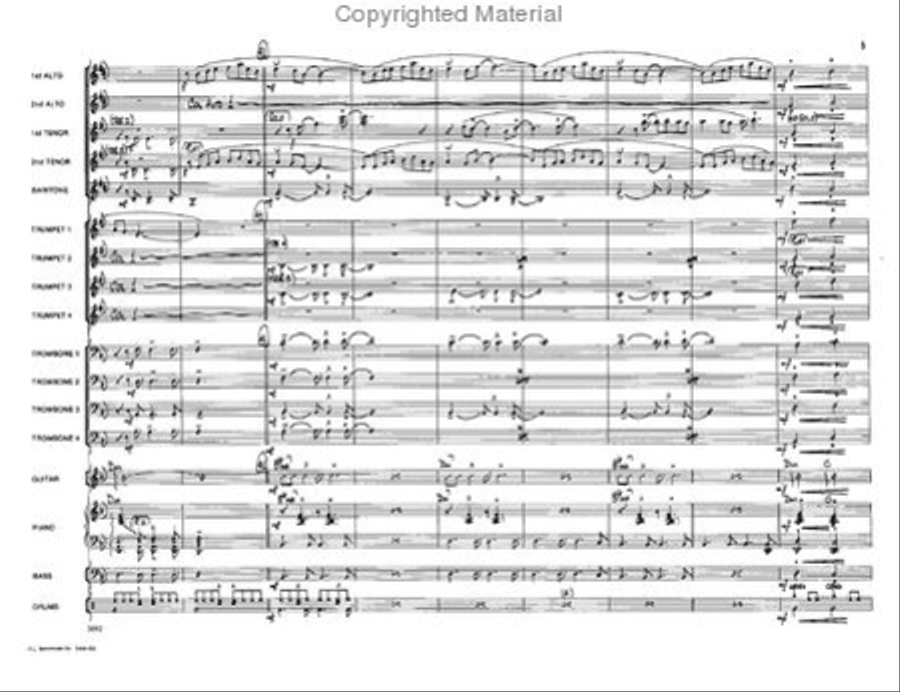 Alien Jazz Ensemble scores gallery preview page 6