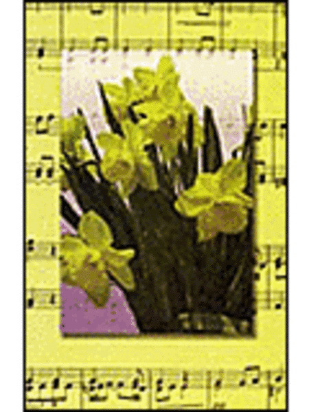 Schaum Recital Programs (Blank) #46: Daffodils