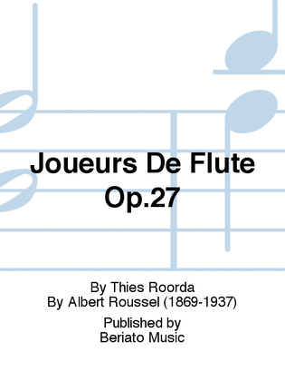Book cover for Joueurs De Flute Op.27