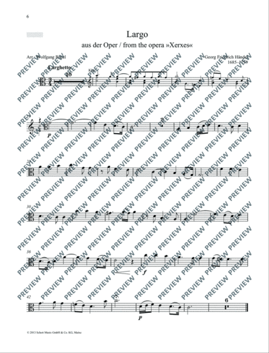 Classical Highlights for Viola Piano Accompaniment scores gallery preview page 7