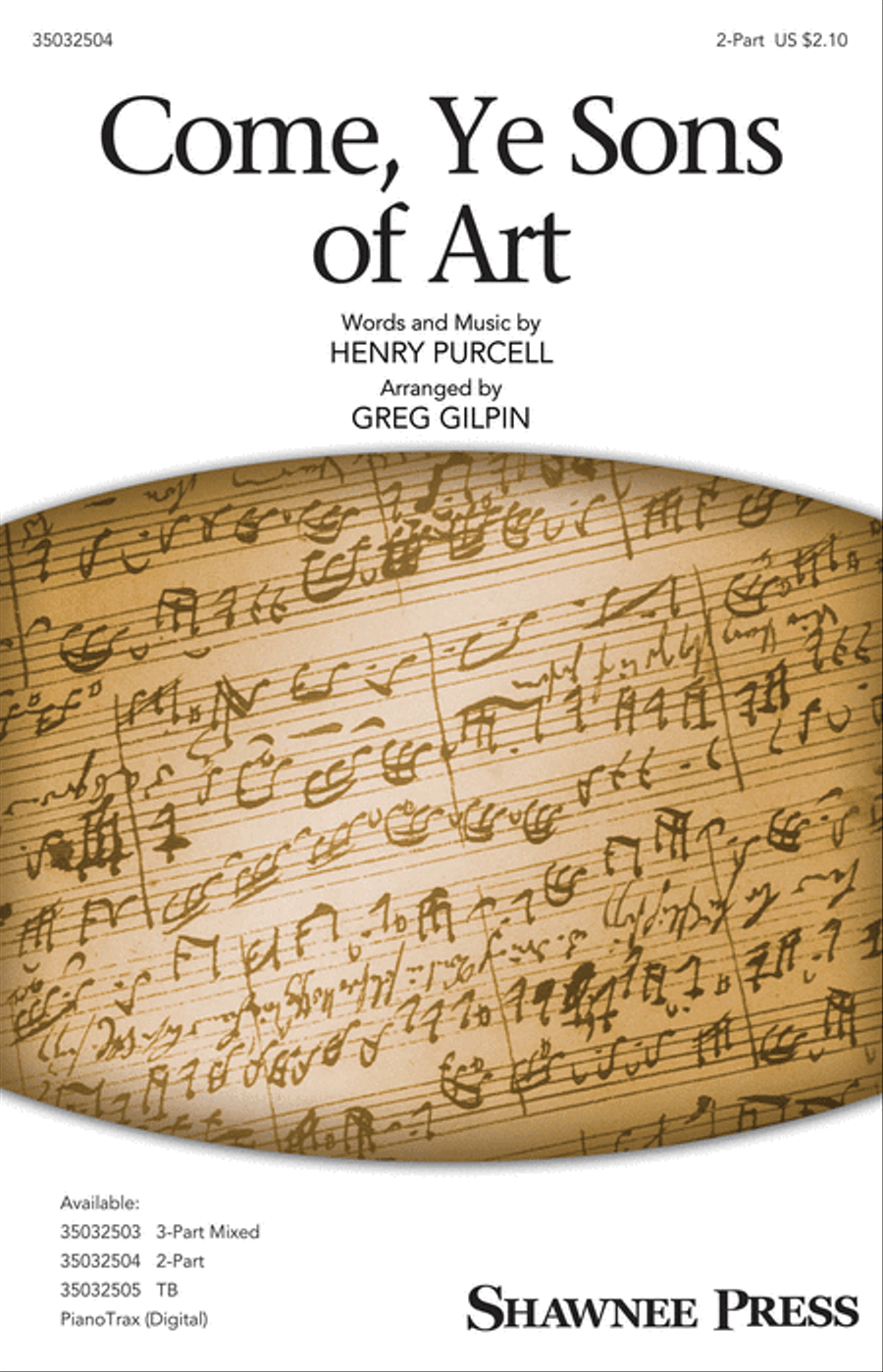 Come, Ye Sons of Art 2-Part scores gallery preview page 1