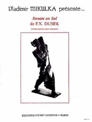 Book cover for Sonate En Sol Majeur