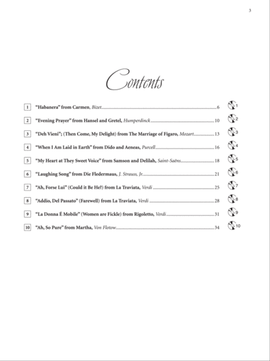 Beautiful Operatic Melodies for Violin Violin Solo scores gallery preview page 4