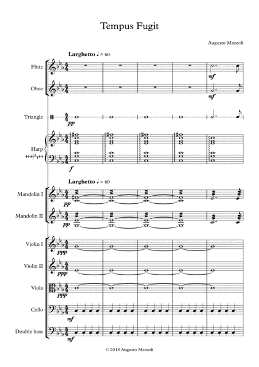 Tempus Fugit Large Ensemble scores gallery preview page 1