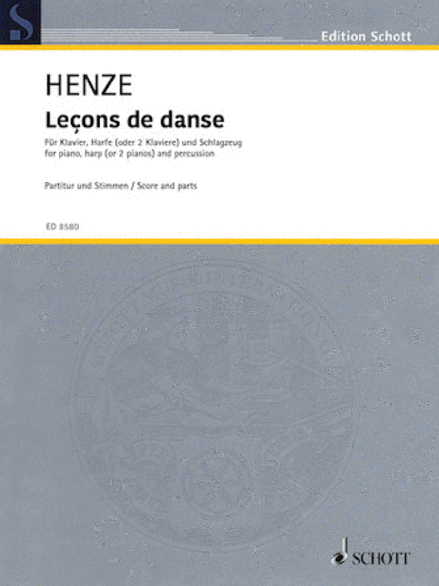 Leçons de danse Harp scores gallery preview page 1