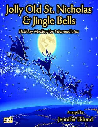 Book cover for Medley: Jolly Old Saint Nicholas & Jingle Bells