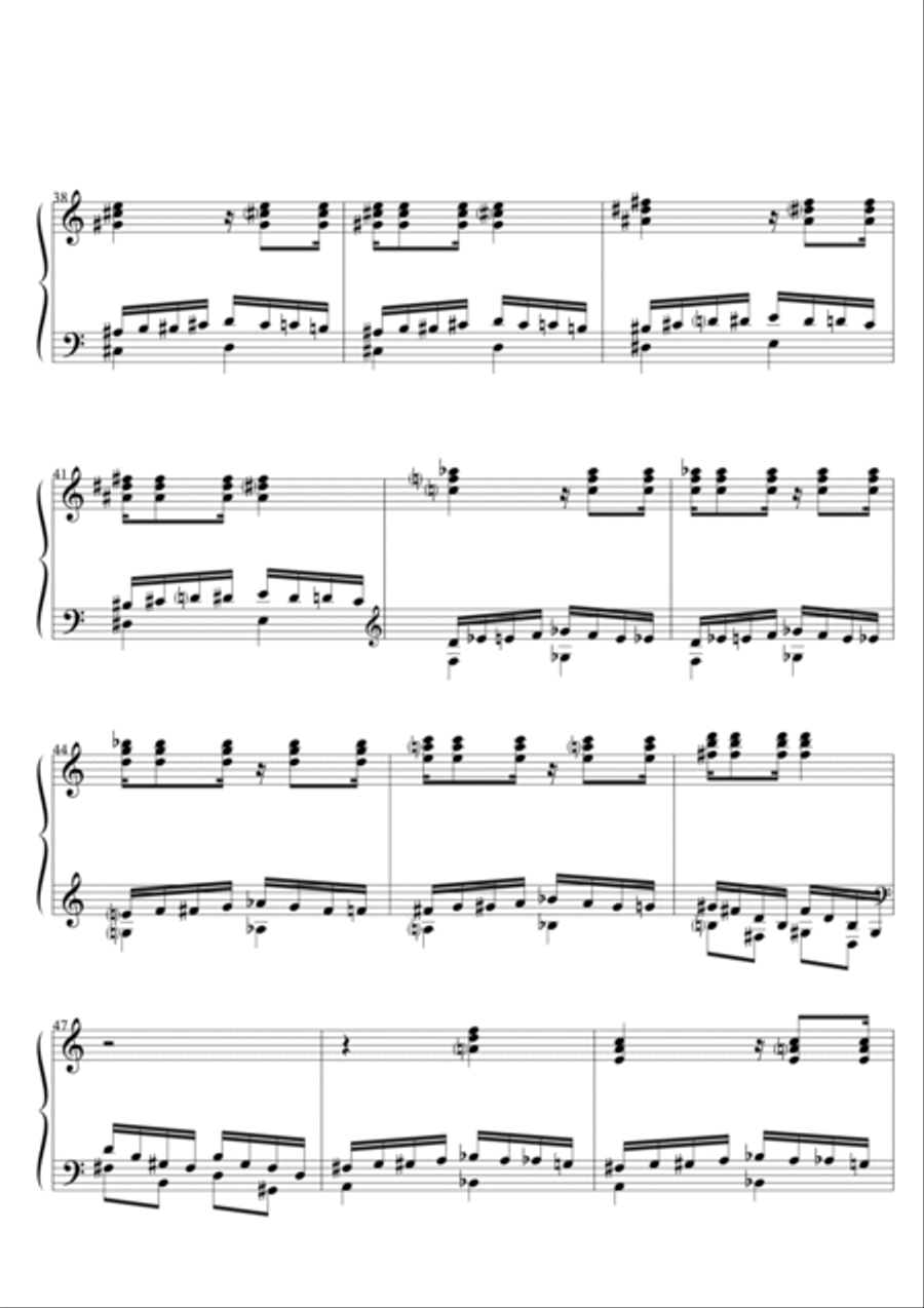 BOTH THEMES (AMBOS TEMAS) Piano Solo scores gallery preview page 5