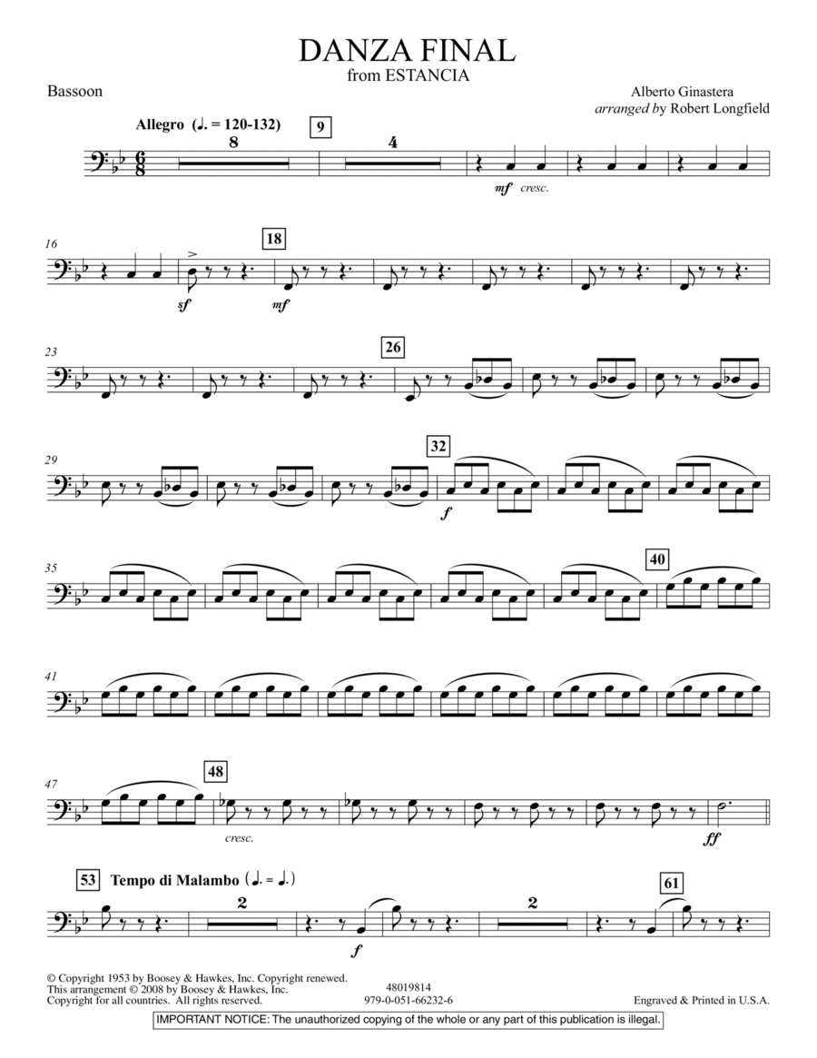 Danza Final (from 