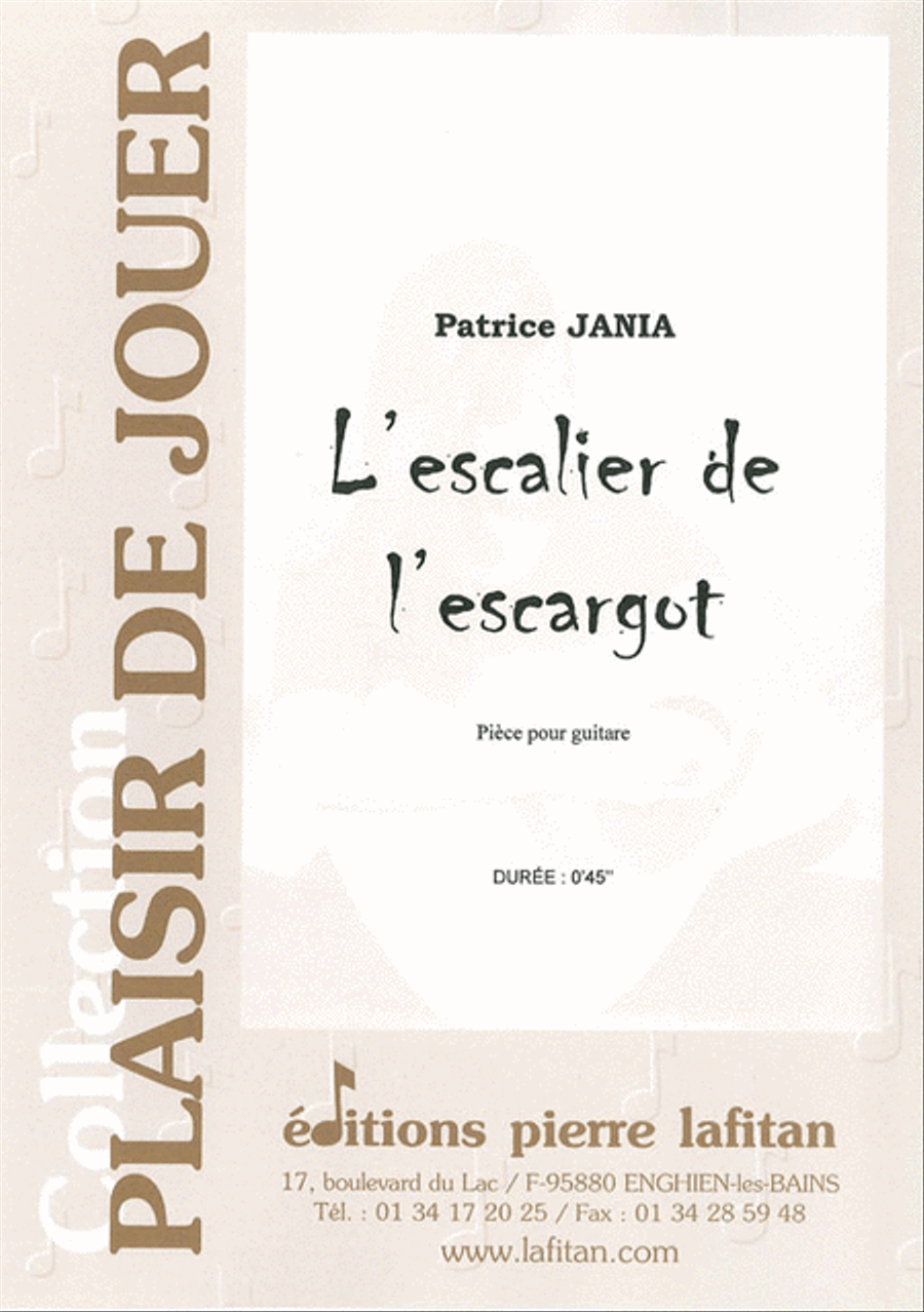 L'Escalier de L'Escargot Guitar scores gallery preview page 1