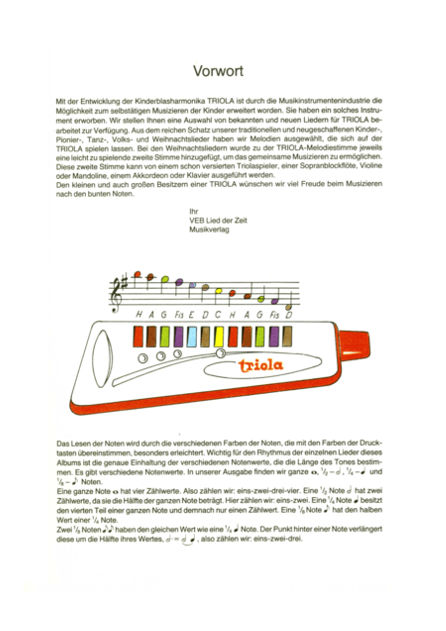Mein Liederalbum fur die Triola Voice scores gallery preview page 4