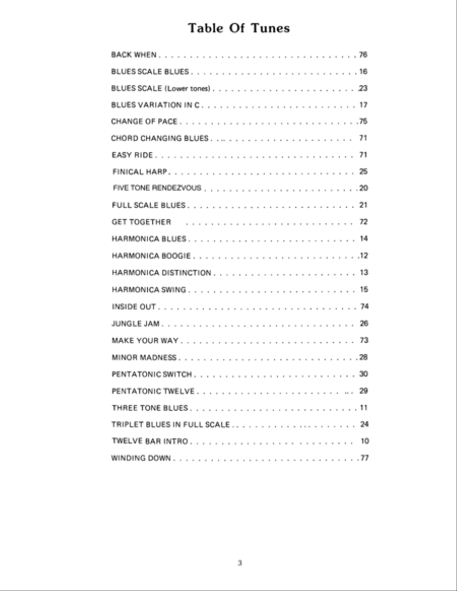 Jazz Harp Harmonica scores gallery preview page 4
