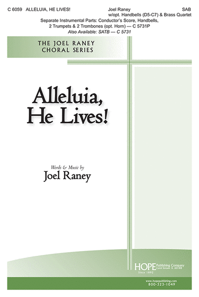 Alleluia, He Lives!-SAB image number null