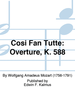 Book cover for COSI FAN TUTTE: Overture, K. 588