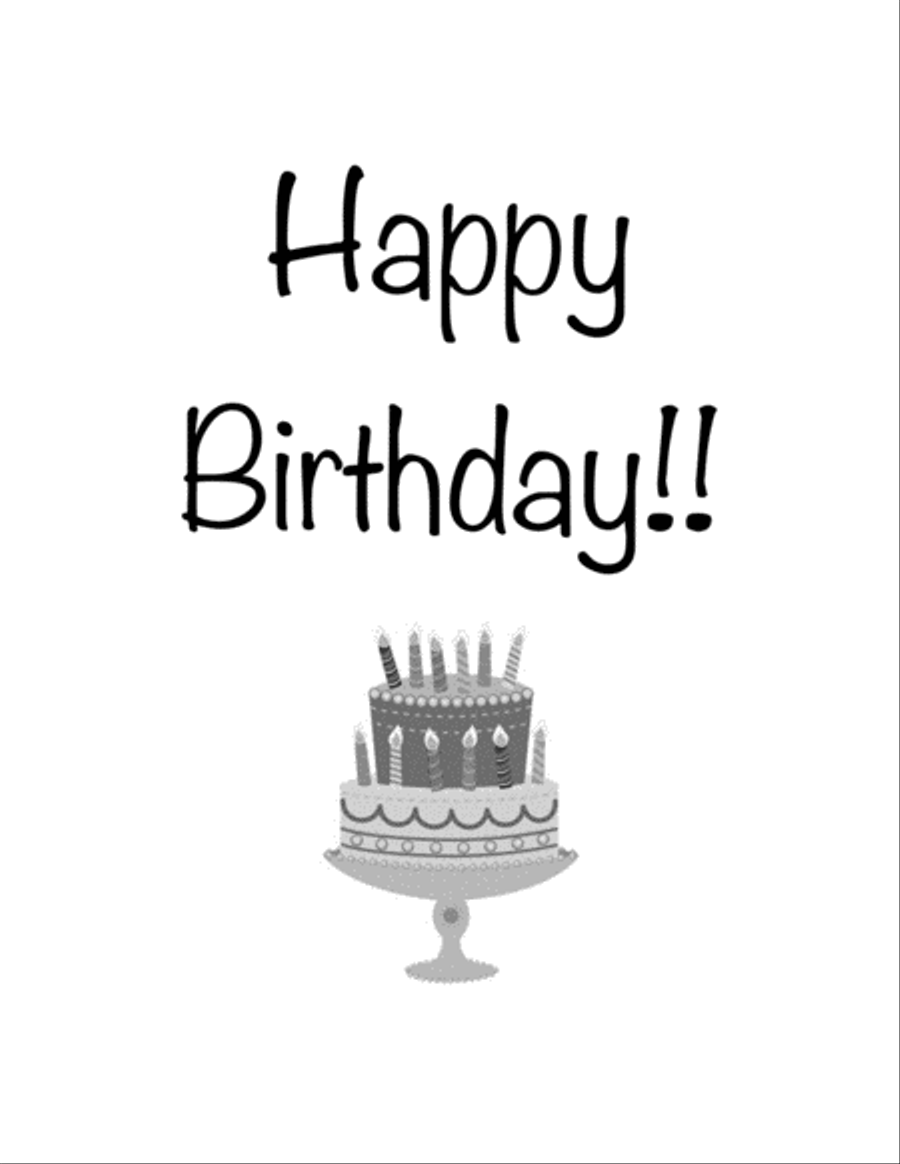 Happy Birthday Piano Trio scores gallery preview page 1