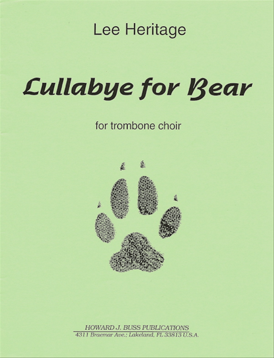Lullabye for Bear Trombone scores gallery preview page 1