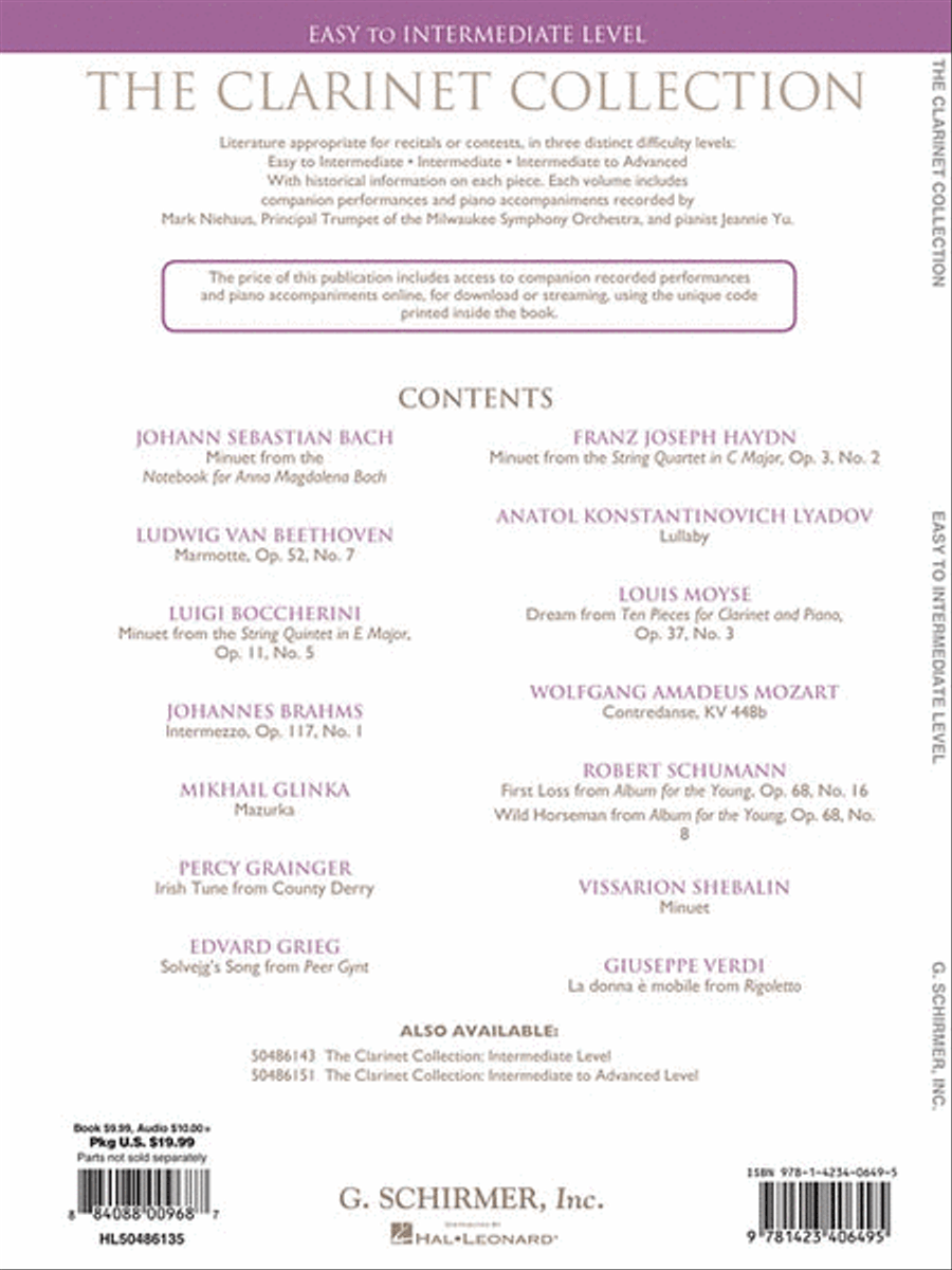 The Clarinet Collection Clarinet Solo scores gallery preview page 2