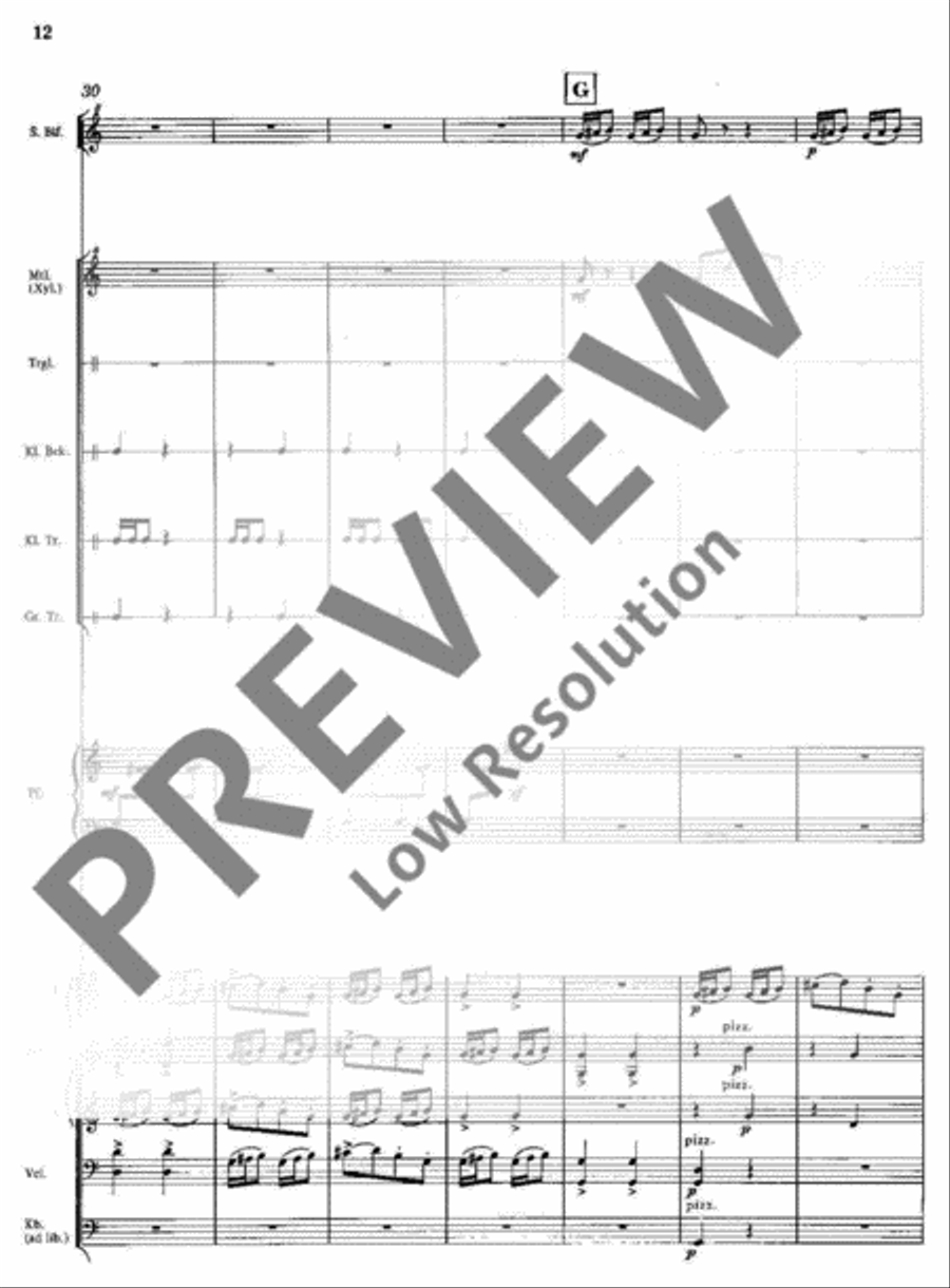 Baladă şi joc Baladă şi joc Orchestra scores gallery preview page 13