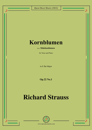 Richard Strauss-Kornblumen,Op.22 No.1,in E flat Major