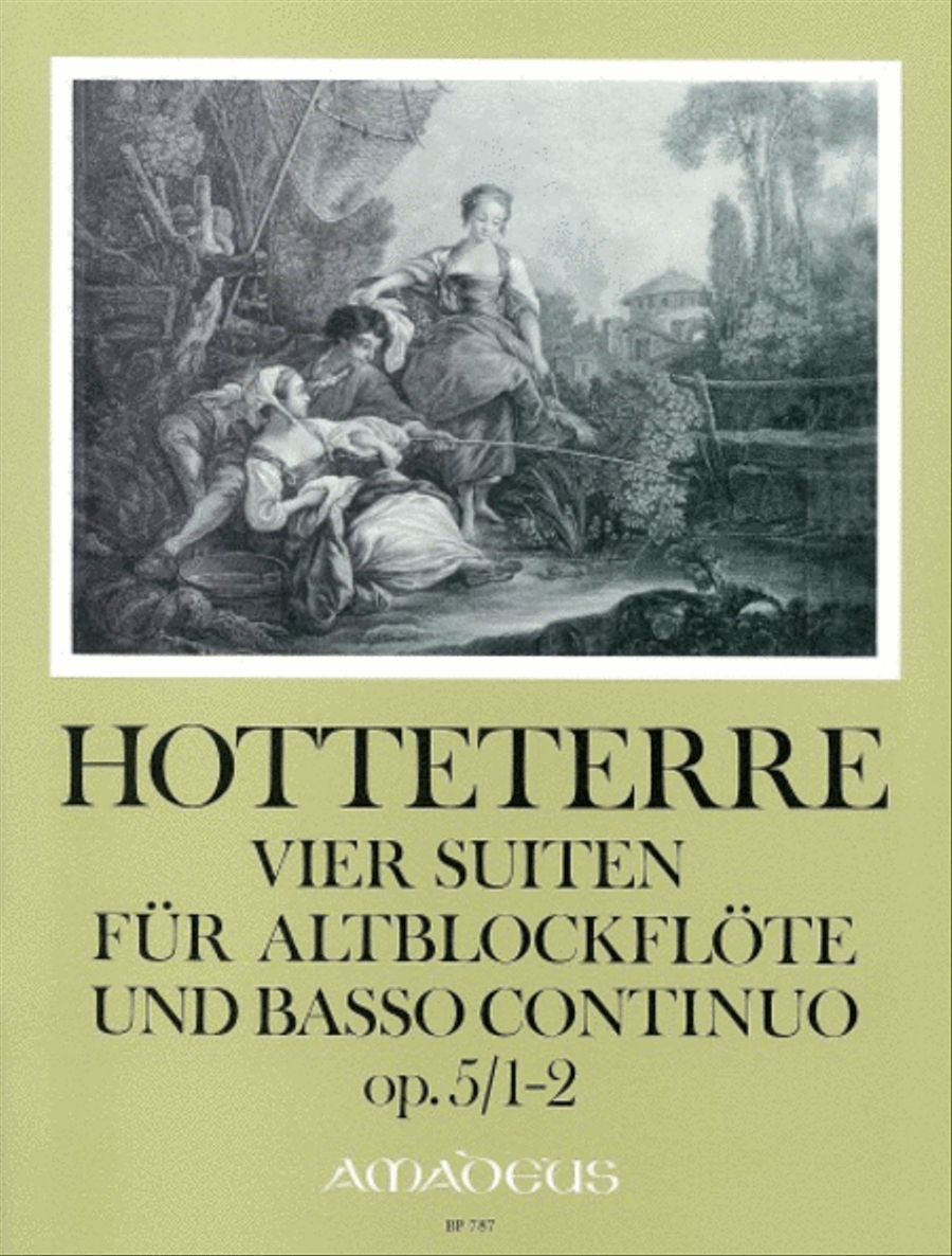4 Suites op. 5/1&2 Alto Recorder scores gallery preview page 1