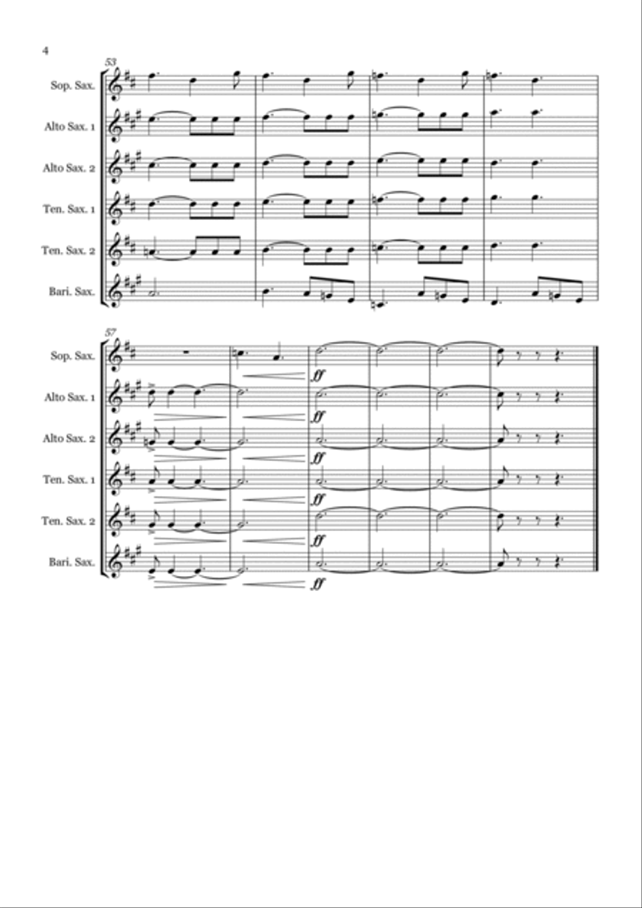 We Are The Champions Woodwind Ensemble scores gallery preview page 4