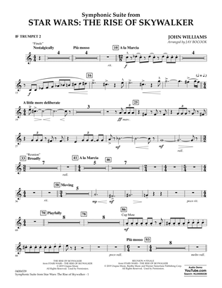 Symphonic Suite from Star Wars: The Rise of Skywalker (arr. Bocook) - Bb Trumpet 2