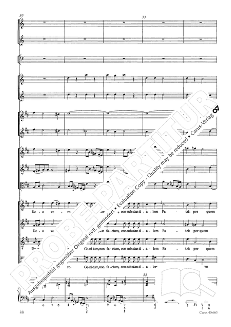Mass in D minor (Missa in d) ATB scores gallery preview page 104