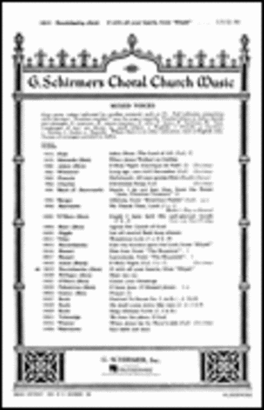If With All Your Hearts From Elijah 4-Part scores gallery preview page 1