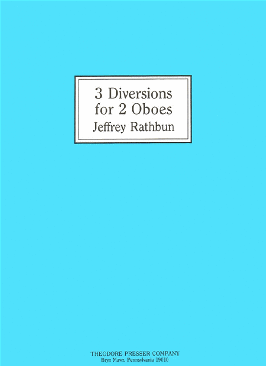 3 Diversions Woodwind Duet scores gallery preview page 1