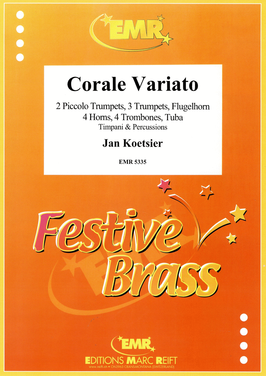 Corale Variato by Jan Koetsier Flugelhorn - Sheet Music