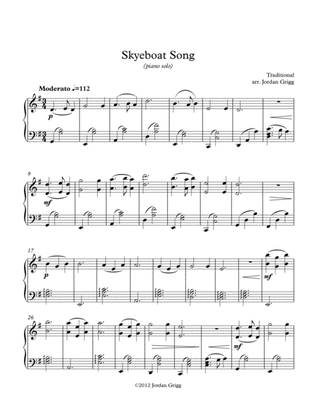 Book cover for Skyeboat Song (piano solo)