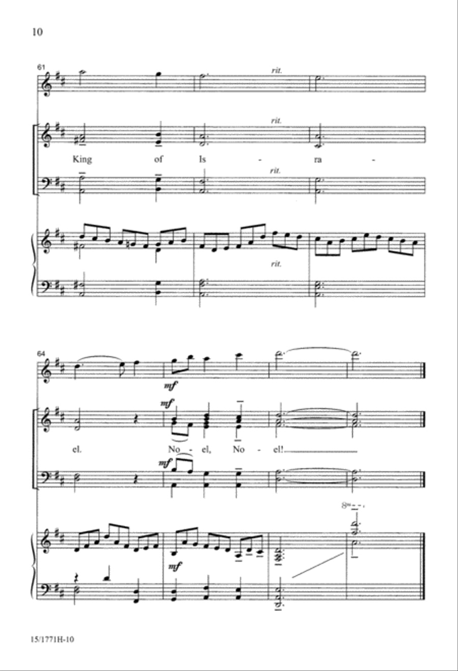 A Joyful Noel A Joyful Noel 4-Part scores gallery preview page 10