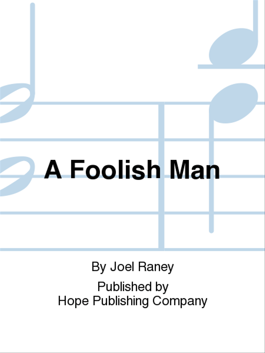 Foolish Man, A - P/A CD Accompaniment CD scores gallery preview page 1