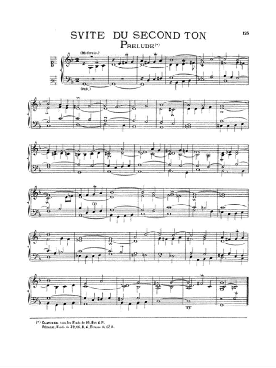 Guilain: Suites of the 1st to 4th Tone Organ scores gallery preview page 1