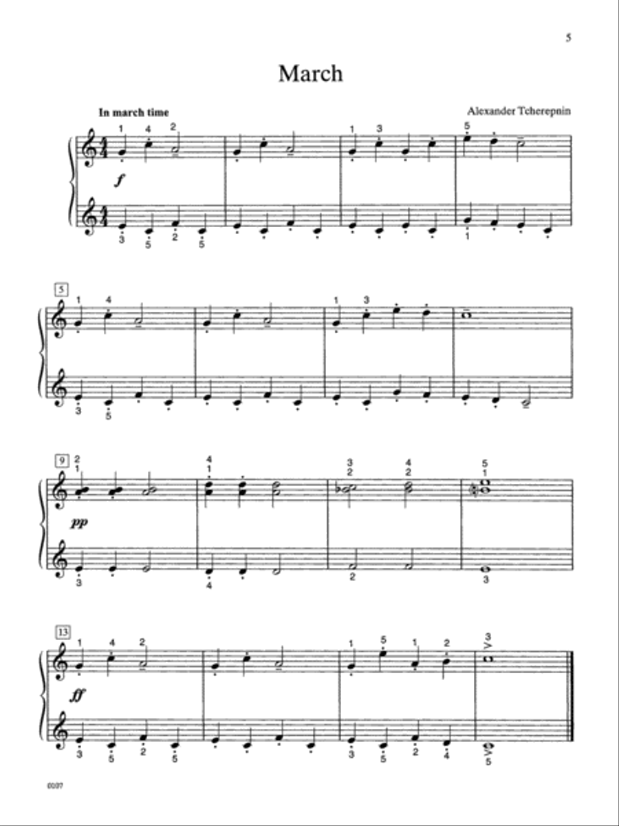 Contemporary Piano Literature, Book 1 Piano Method scores gallery preview page 7