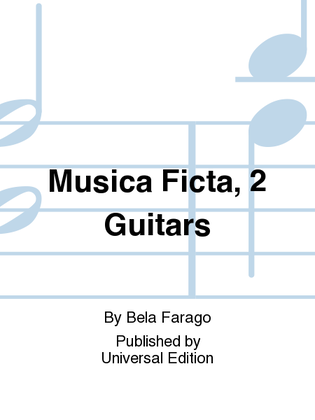 Book cover for Musica Ficta, 2 Guitars