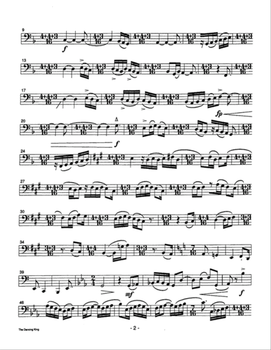 Dancing King Euphonium scores gallery preview page 3