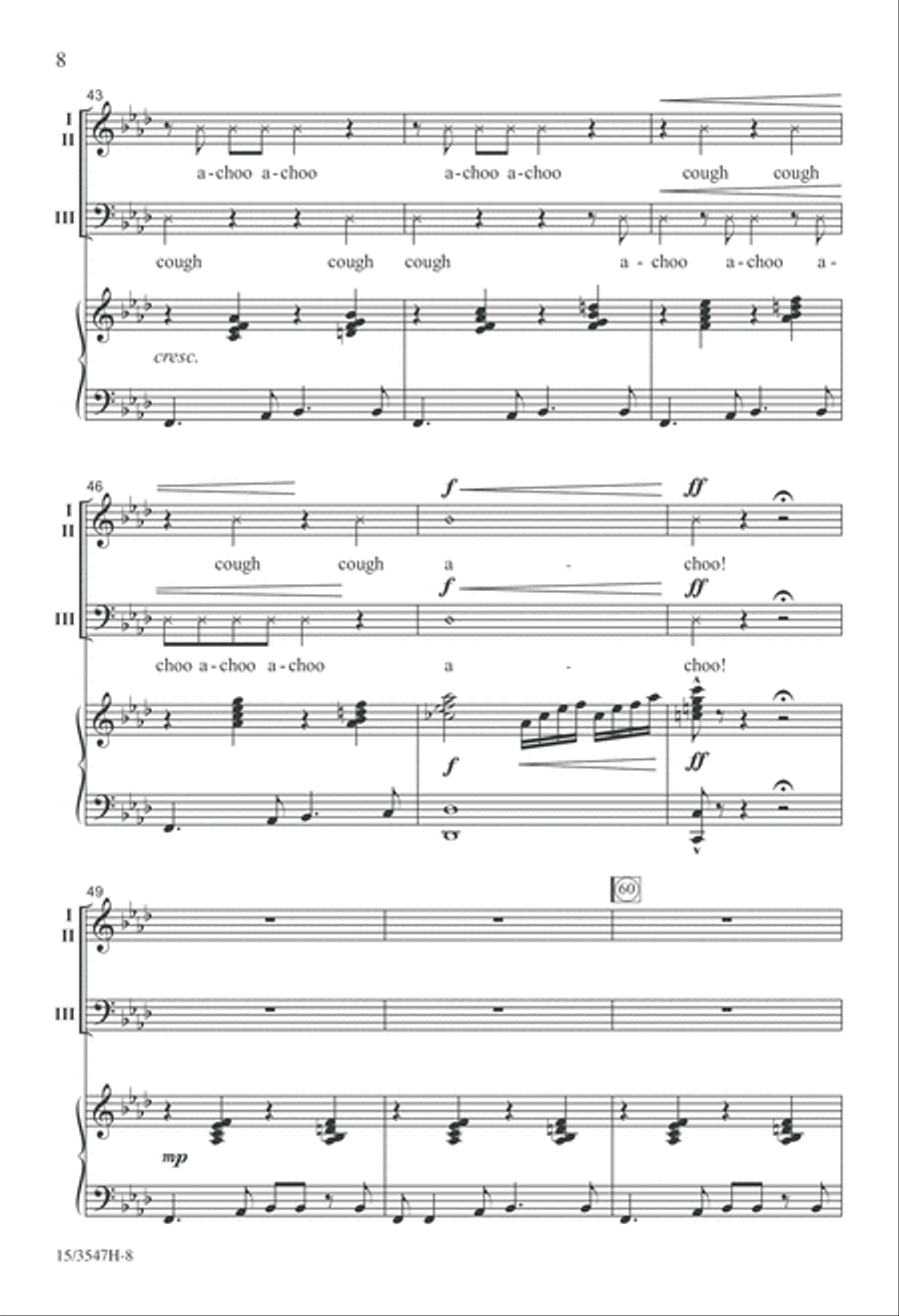 Cold Snap 3-Part scores gallery preview page 8