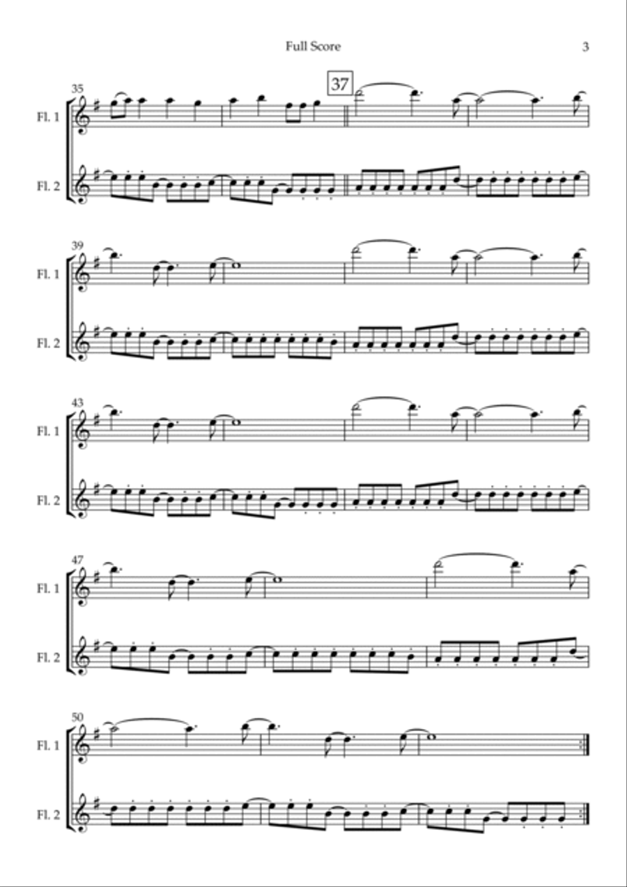 Clarity Flute Duet scores gallery preview page 3