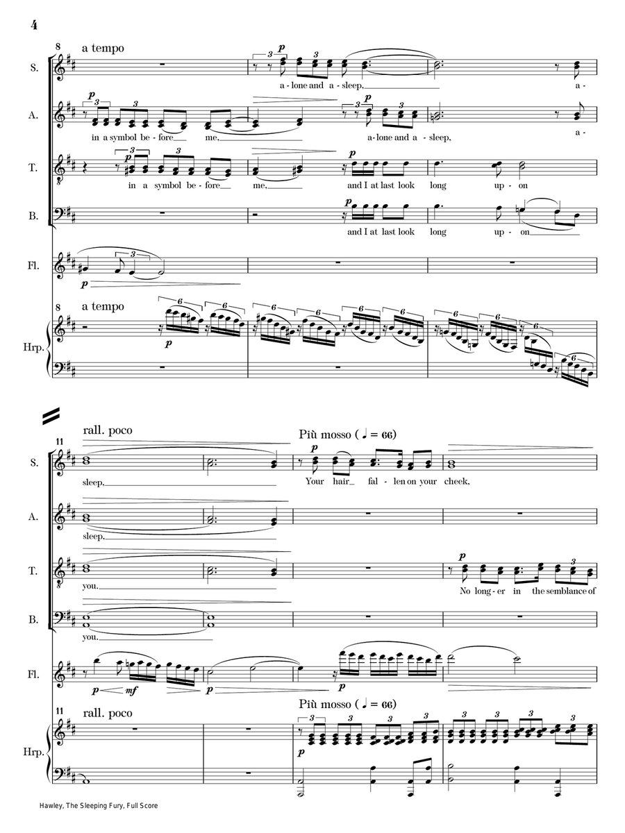 The Sleeping Fury The Sleeping Fury Divisi scores gallery preview page 4