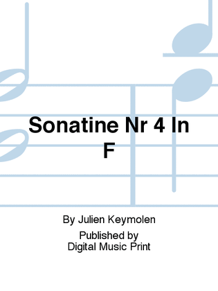 Sonatine Nr 4 In F