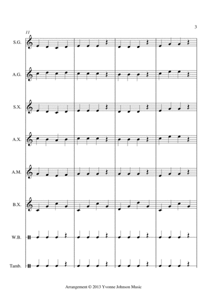 Mary And Yankee - For Orff Ensemble image number null
