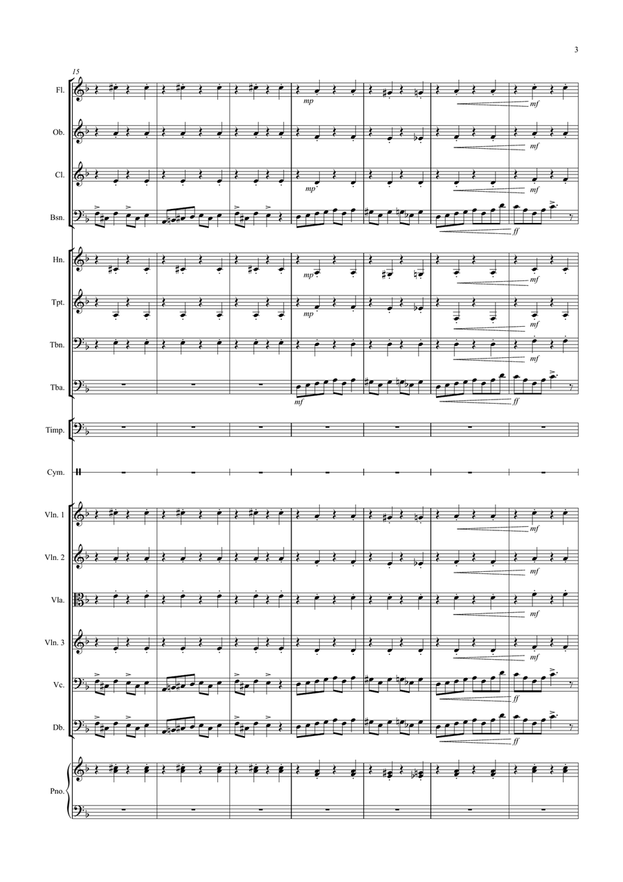 In the Hall of the Mountain King for School Orchestra Full Orchestra scores gallery preview page 3