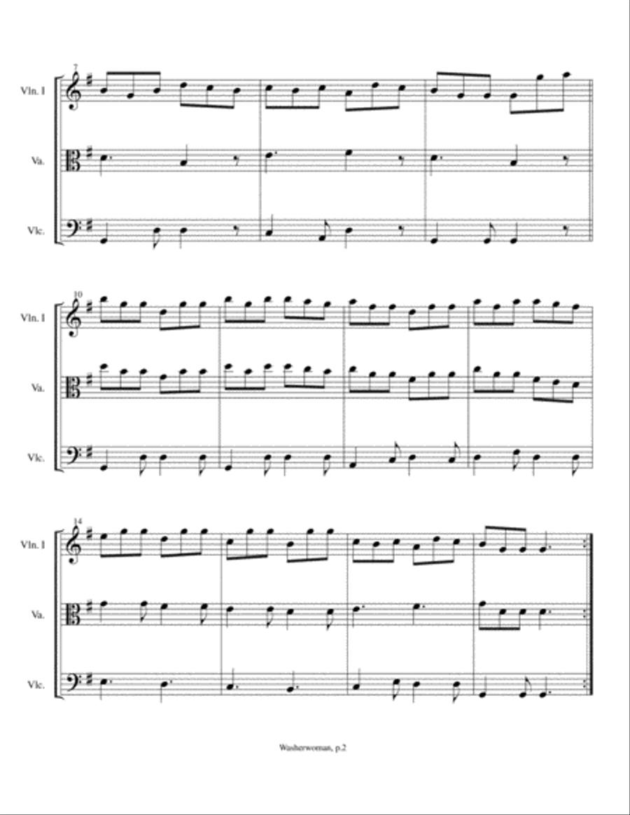 Easy Celtic Pieces For String Trio String Trio scores gallery preview page 4