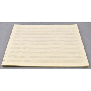 Music manuscript paper 10 staves